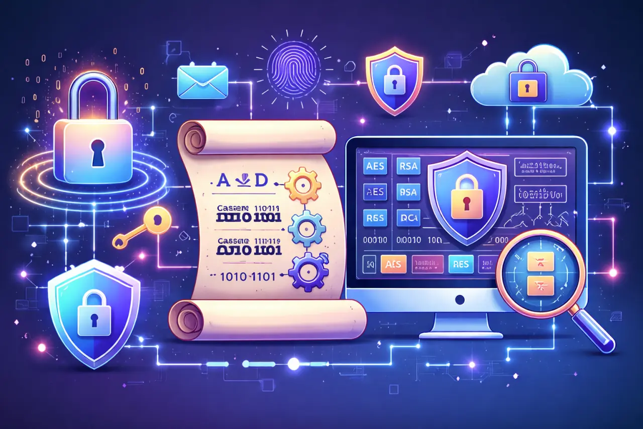 Understanding Cryptographic Ciphers: From Classical Techniques to Modern Encryption